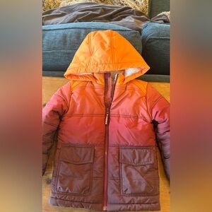 Cat and Jack Snow Jacket with hood size 4-5